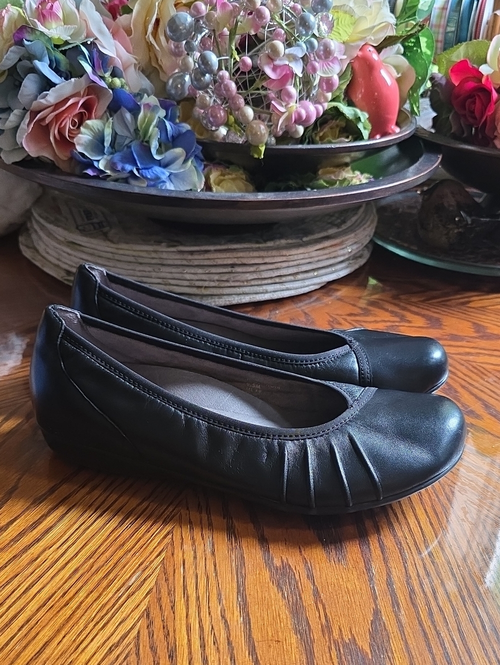 Earth Leather Flats